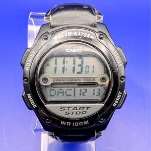 CASIO ILLUMINATOR DIGITAL WATCH 100M WATER RESISTANT, Working